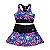 Conjunto Esportivo infantil Shorts-Saia + Top Speed JRabbit - Imagem 1