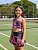 Conjunto Esportivo infantil Shorts-Saia + Top Rose - Imagem 3