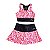 Conjunto Esportivo infantil Shorts-Saia + Top Heart JRabbit - Imagem 1