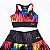 Conjunto Esportivo infantil Shorts-Saia + Top Fire - Imagem 5