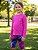 Camiseta infantil Proteção UV50+ Manga Longa Rosa - Imagem 2