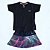 Camiseta esportiva infantil JRabbit Gola V UV50+ Preto - Imagem 6