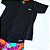 Camiseta esportiva infantil JRabbit Gola V UV50+ Preto - Imagem 9