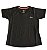 Camiseta esportiva infantil JRabbit Gola V UV50+ Preto - Imagem 1