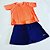 Camiseta esportiva infantil Gola V UV50+ Laranja - Imagem 7