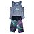 Regata JRabbit Sportwear Azul Melange - Imagem 1