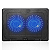 Baser para Notebook até 15,6", 2 coolers fan, LED azul, C3 TECH - Imagem 1