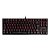 Teclado Gamer Redragon Kumara, K552, Preto LED Vermelho - Imagem 1