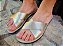 Chinelo tiras cruzadas Dourada - XGold - Imagem 2