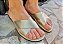 Chinelo tiras cruzadas Dourada - XGold - Imagem 3