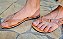 Sandália em couro PREMIUM caramelo - Sandal NEW Senses - Imagem 4