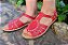 Sandália em couro fechada vermelha - Sandal PREMIUM RED - Imagem 1