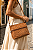 Bolsa Feminina de Couro Transversal Caramelo - Imagem 7