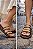 Chinelo Rasteirinha em duas tiras de couro - 2FLAT Sandal - Imagem 3