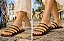 Chinelo Rasteirinha em duas tiras de couro - 2FLAT Sandal - Imagem 5