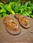 Chinelo Rasteira em couro marrom madeira - NOVA Flat WOOD - Imagem 4