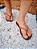 Chinelo em couro trançado - Slim Flat - Imagem 3