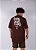 Camiseta Chronic Plus Size Colab. Mato Seco - Paz Amor E União - Marrom - Imagem 5