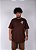 Camiseta Chronic Plus Size Colab. Mato Seco - Paz Amor E União - Marrom - Imagem 7