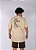 Camiseta Chronic Plus Size Colab. Mato Seco - Jah me Proteja por Onde Eu For - Caqui - Imagem 5