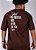 Camiseta Chronic Plus Size Colab. Mato Seco - Jah me Proteja por Onde Eu For - Marrom - Imagem 3