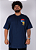Camiseta Chronic Plus Size - Deus é Brasileiro - Azul - Imagem 4