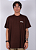 Camiseta Chronic - O Mundo é Cruel Mas Nóis é Cria - Marrom - Imagem 2