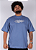Camiseta Chronic Oversized - Tag Bordado - Azul - Imagem 4
