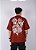 Camiseta Chronic Oversized - Abençoado por Deus e Cria por Natureza - Vermelho - Imagem 5