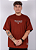 Camiseta Chronic Oversized - Abençoado por Deus e Cria por Natureza - Vermelho - Imagem 4