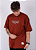 Camiseta Chronic Oversized - Abençoado por Deus e Cria por Natureza - Vermelho - Imagem 2