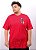Camiseta Chronic Plus Size - Maior que o Sonho so o Corre - Vermelho - Imagem 2