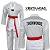 Dobok Taekwondo | S Fighter Gola Branca Homologado CBTKD | Sulsport - Imagem 1