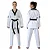 Dobok Taekwondo Unissex | S Fighter Gola Preta Homologado CBTKD | Sulsport - Imagem 1