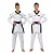 Dobok Taekwondo | FlexPro Gola Preta Homologado CBTKD - Sulsport - Imagem 1