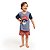 Pijama Masculino Infantil Curto Algodão Estampa Pirata - Imagem 1