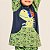 Pijama Masculino Infantil Dinossauro com Bolso Inverno Algodão Longo Azul e Verde - Imagem 4