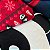Pijama Feminino Longo Soft Urso Panda Vermelho Família MÃE - Imagem 5