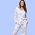 Pijama Americano Feminino Longo com Bolso em Tecido Viscose Premium - Imagem 6