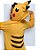 Pijama Fantasia Pikachu Longo em Malha Leve Adulto e Infantil - Imagem 4