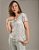 Pijama Meia Estação em Viscose com Elastano Floral Calça e manga Curta Menta - Imagem 2