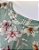 Camisola Vestido Longo Verde Menta Floral com Bolso - Imagem 3