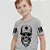 Camiseta Infantil Caveirão Cinza - Imagem 1