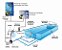IONIZADOR DE PISCINA ATÉ 60 MIL LITROS COM ACIONAMENTO DA BOMBA E TIMER COM CUBA TRANSPARENTE - Imagem 5
