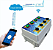 PAINEL DE AUTOMAÇÃO WI-FI - APP E CONTROLE REMOTO 3 BOMBAS 220V - 1 ILUMINAÇÃO RGB ATÉ 300W 12V - Imagem 1