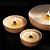 Trio Vela Perfumada Spheral Branca - Imagem 1