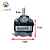 Micro Motor Ventilador Exaustor Cervejeira Metal Frio 110v - Imagem 4