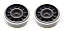 Kit 2x Roda Traseira Bocal Aspirador Electrolux Erg10/erg21 - Imagem 2