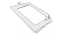 Suporte Da Gaveta De Gelo Freezer Electrolux Geladeira Df82x - Imagem 1