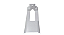 Tampa Frontal Branca Do Purificador Pe12b-Electrolux A21067001 - Imagem 1